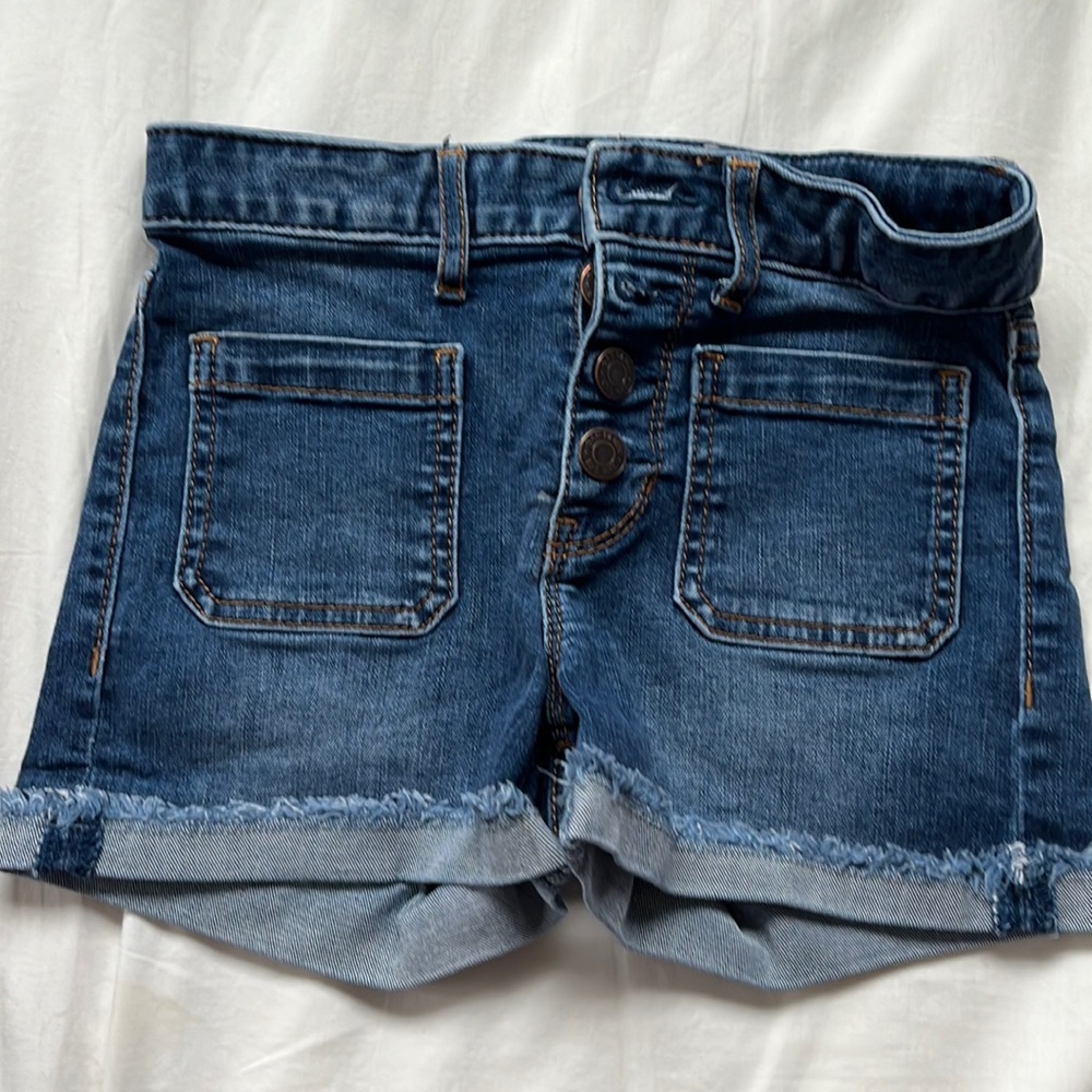 Gap kids high waisted jean shorts size childrens 8